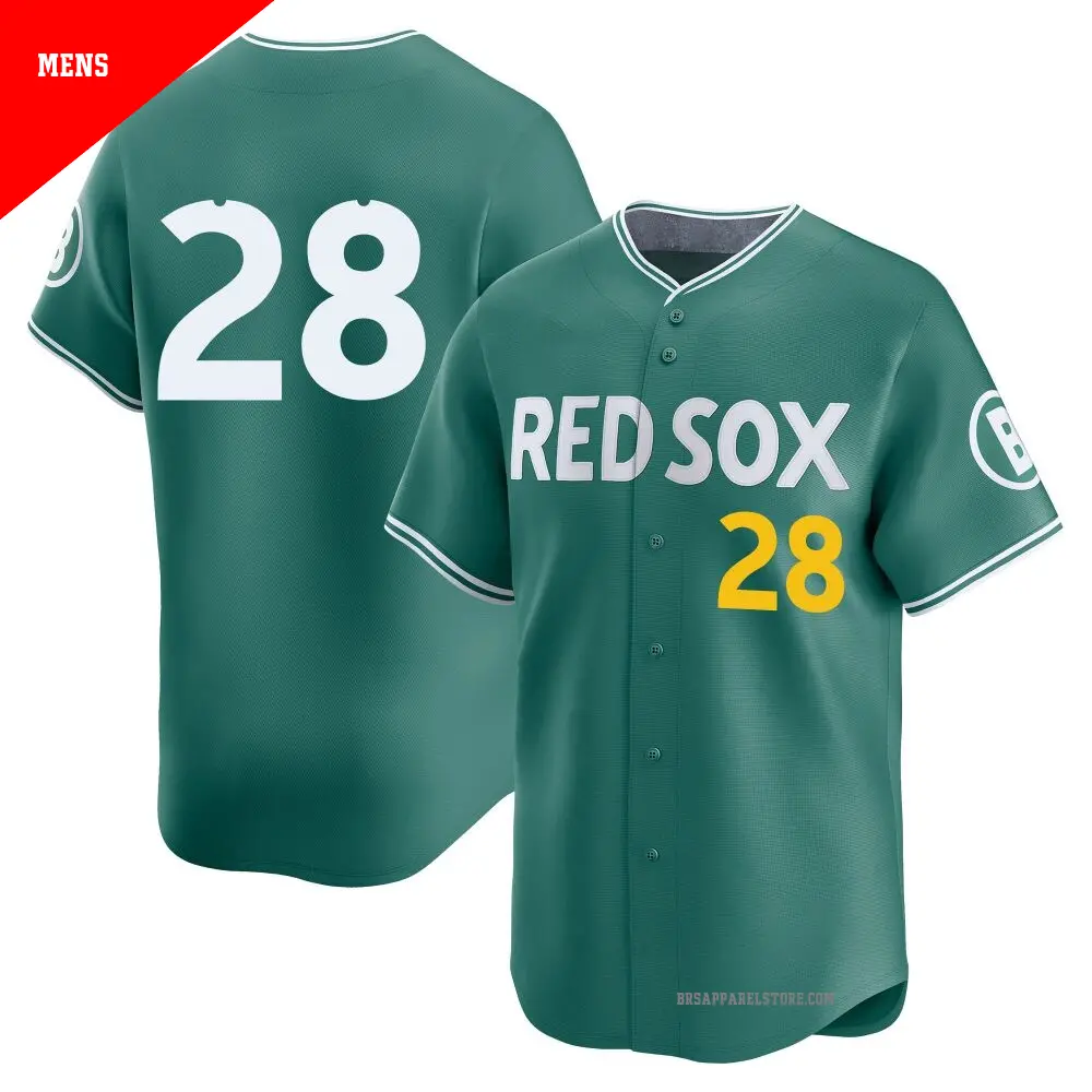 Men's #28 Kristian Campbell Boston Red Sox Green Limited 2025 City